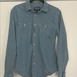 Barbour Women's Blue Button Down Shirt